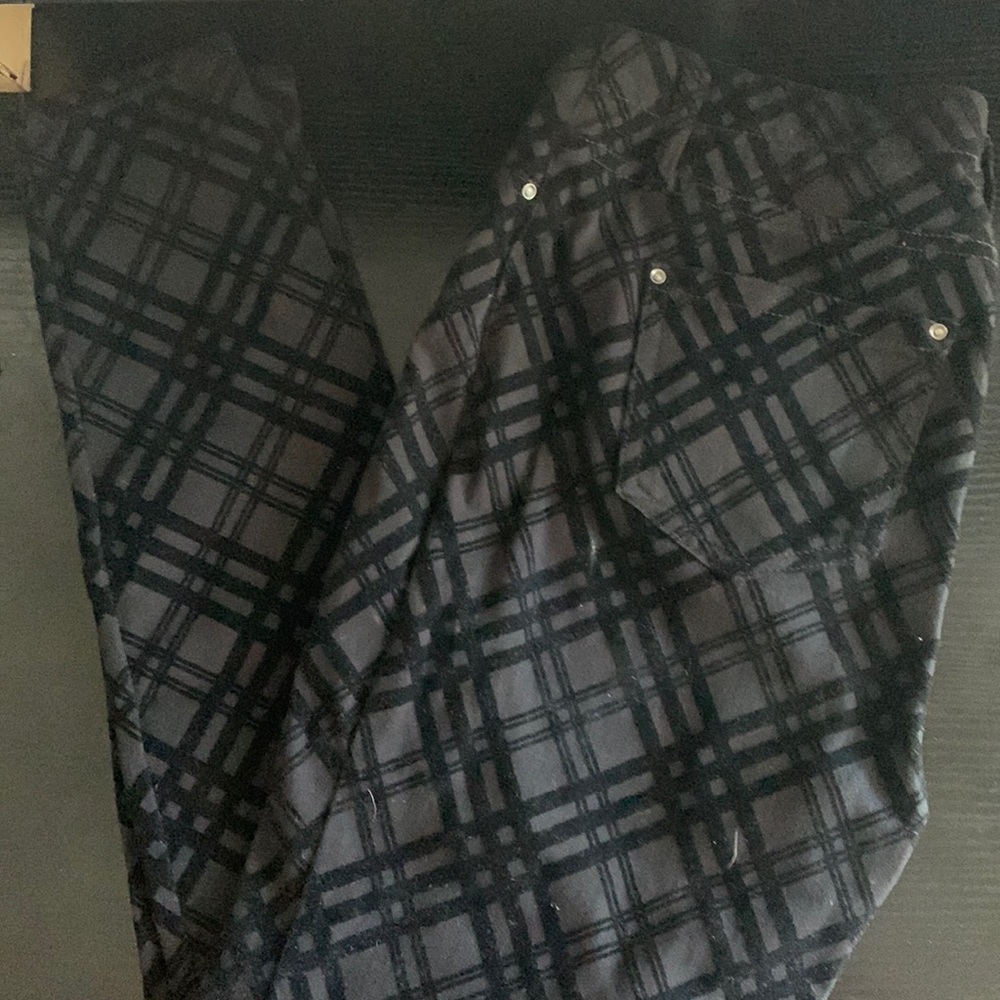 Black Patterned Leggings